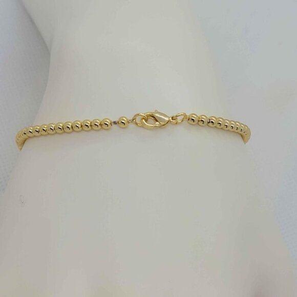 Brazilian 18k Gold Filled Bow Bracelet - Picture 2 of 4